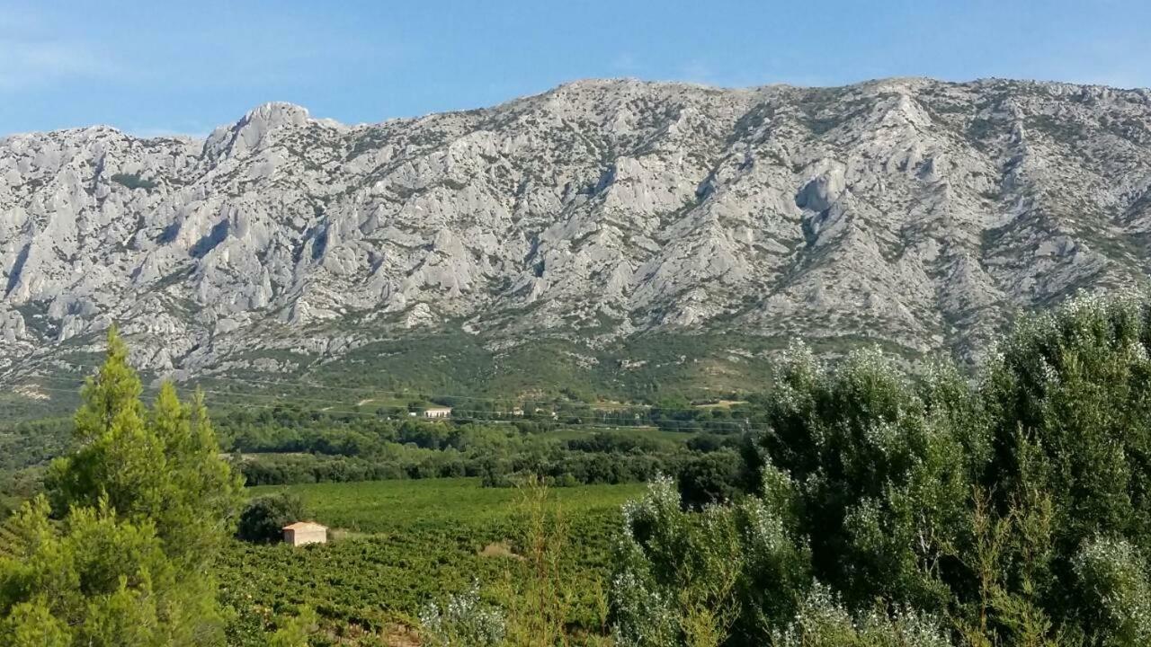 Вилла Sainte Victoire Le Cabanon Puyloubier Экстерьер фото